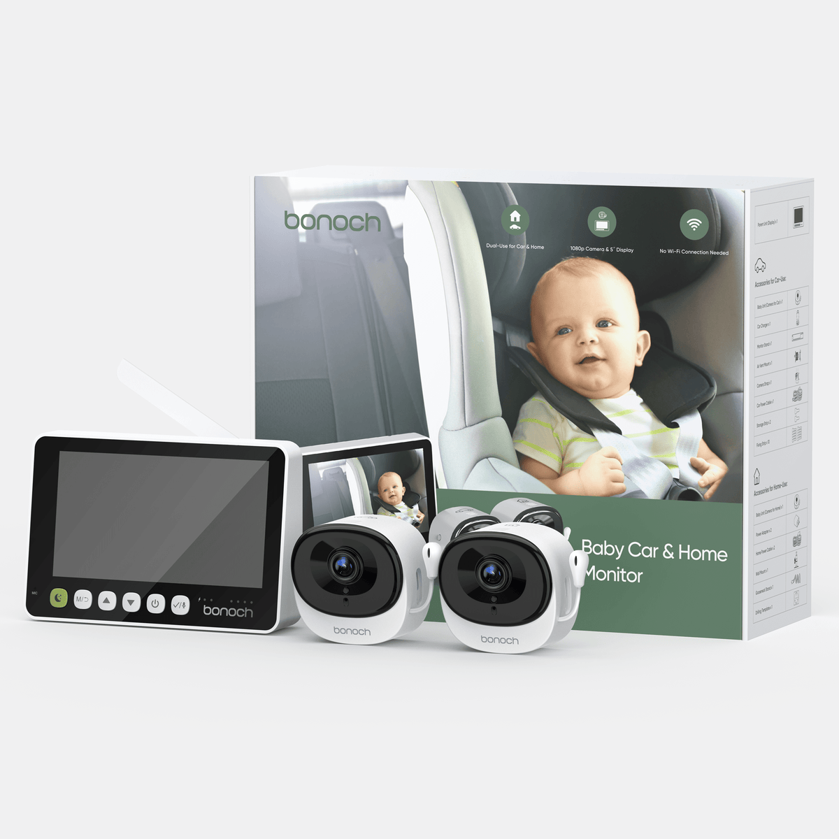 Test Du Babyphone Bonoch 7 : écran Partagé Et 2 Caméras Pour Une Surveillance Optimale