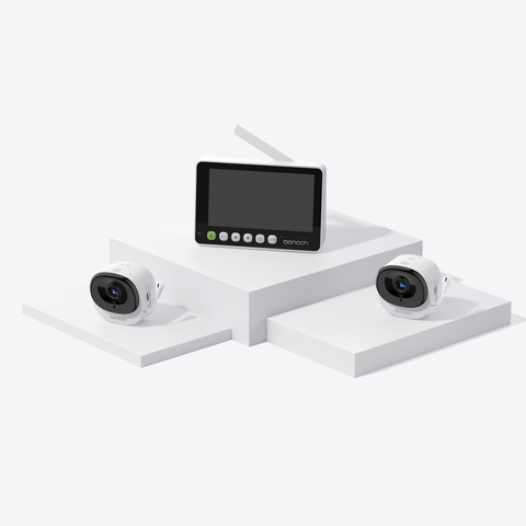 Buy Bonoch Baby Monitor With Camera And Audio, 5 720P HD Video Baby Monitor No W